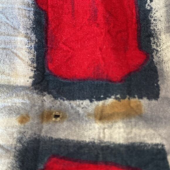 Jams World Vintage Multicolor Square Print Mini Dress Scoop Neck size 9 - Picture 8 of 8